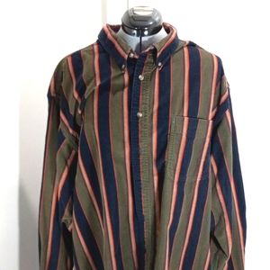 Trader Bay 2XL Striped Corduroy longsleeved Button Down Shirt